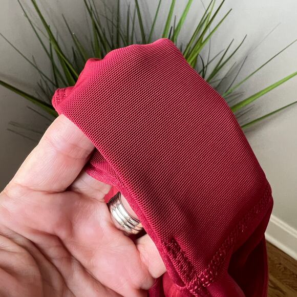 Lorna Jane Support Full-Length Athletic Leggings Tights Red MSRP‎ $106 SZ S - Picture 6 of 10